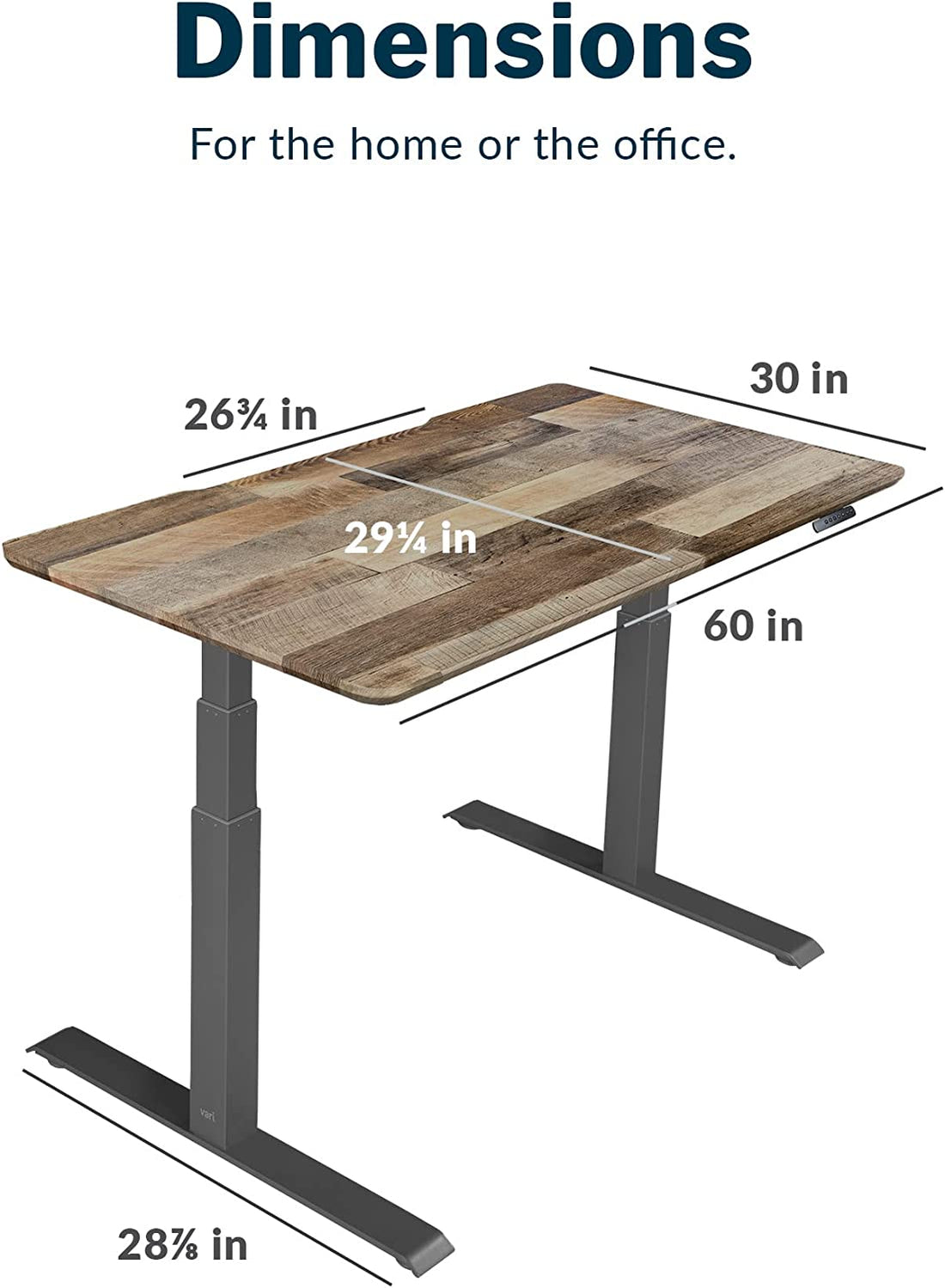 RoyalSavings electric standing desk with dual motor, adjustable height, and sleek modern design for ergonomic workspace comfort.