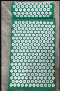Golden Massage Acupuncture Sports Mat with textured surface for muscle relaxation and pain relief.