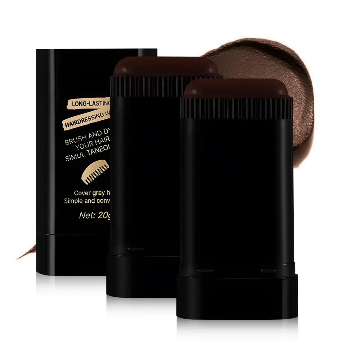Portable Bosuya Hair Dye Comb by RoyalSavings for instant gray coverage, featuring a compact design and easy application.