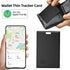 RoyalSavings Wallet Tracker Card for Apple Find My, ultra-thin Bluetooth item locator on a sleek black card.