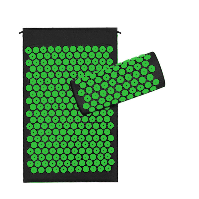 Golden Massage Acupuncture Mat and Sports Mat with textured surface for relaxation and muscle relief.