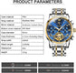 Automatic Mechanical Watches for Men Self Winding Waterproof Stainless Steel Men&