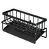 RoyalSavings decorative kitchen sink drying rack with waterproof steel, hanging design, multifunctional storage for home use.
