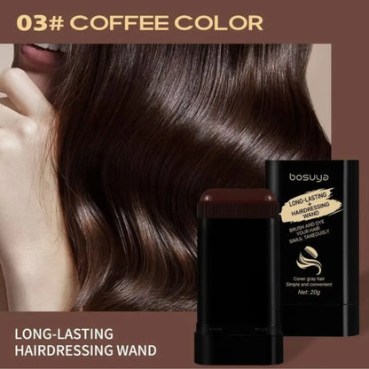 Portable Bosuya Hair Dye Comb for instant gray coverage, featuring a compact design and easy-to-use application.