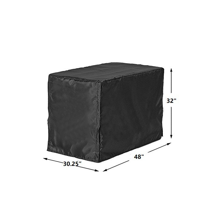 Golden waterproof and dustproof pet cage designed for outdoor use, featuring durable, weather-resistant construction.