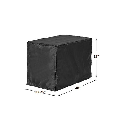 Golden waterproof and dustproof pet cage designed for outdoor use, featuring durable, weather-resistant construction.