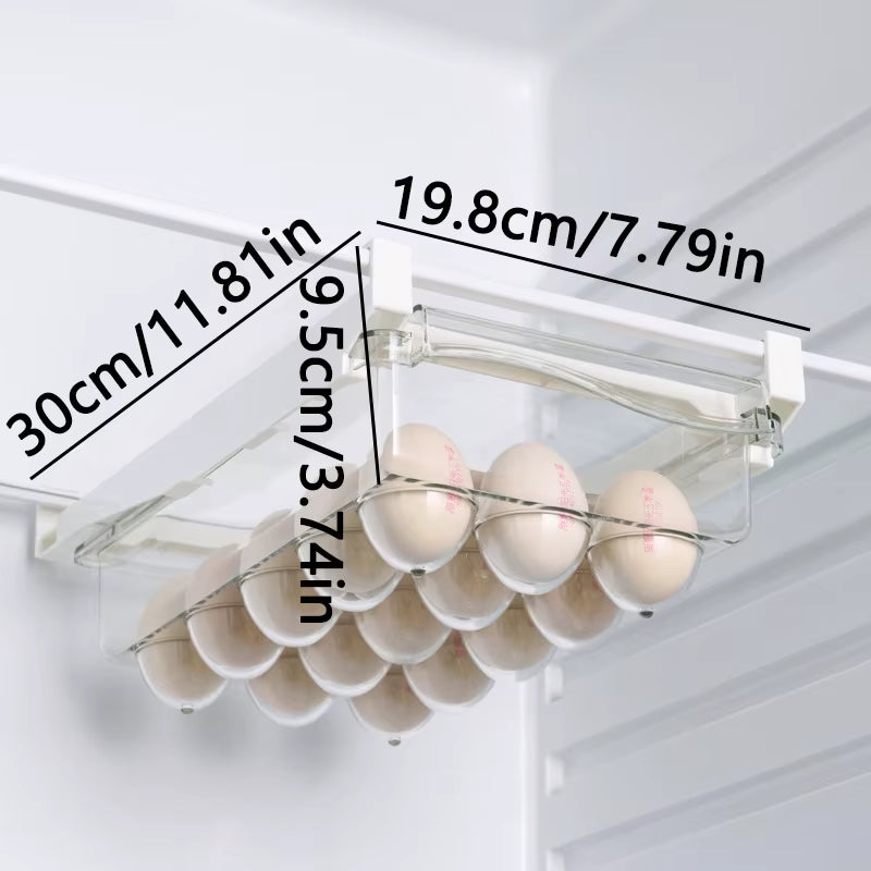 RoyalSavings fridge drawer storage box for fruits, eggs, and vegetables, organized container for fresh produce in refrigerator