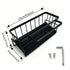 RoyalSavings kitchen sink drying rack with hanging design, waterproof steel, compact size, and 5-10kg capacity for home use.