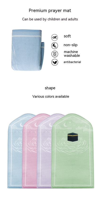 Golden thickened printed sponge velvet children&