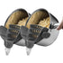 RoyalSavings silicone pot side pasta strainer clip showing adjustable clamp for kitchen cookware and gadgets use.