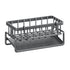 RoyalSavings waterproof steel kitchen sink drying rack with hanging design, multifunctional storage for dishes and utensils.