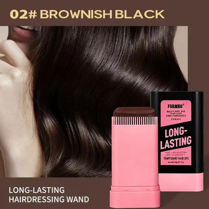 Portable Bosuya Hair Dye Comb by RoyalSavings with gray coverage pen for quick, easy hair color touch-ups.