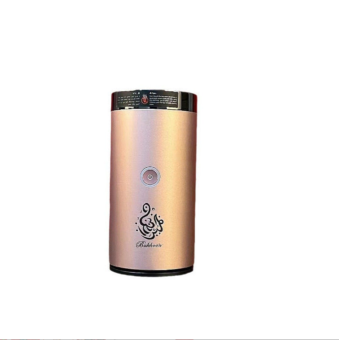 Golden Bluetooth Quran device with portable design, featuring easy-to-use Bluetooth connectivity for seamless Quran listening.