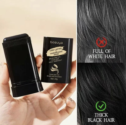 Portable Bosuya Hair Dye Comb by RoyalSavings, gray coverage pen with easy-to-use design for quick hair touch-ups.