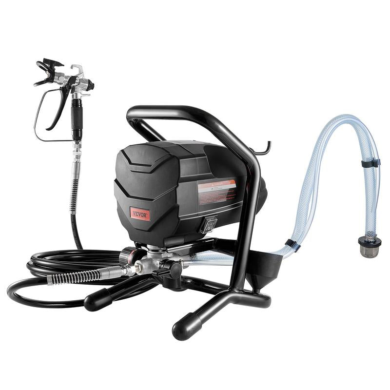 RoyalSavings VEVOR 3000PSI airless paint sprayer with hose, handheld design for home interior, exterior furniture, and fences.