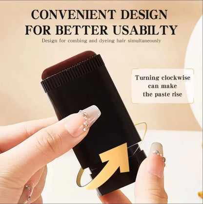 Portable Bosuya Hair Dye Comb by RoyalSavings, compact gray coverage pen for quick, easy hair touch-ups.