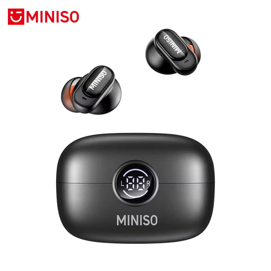 MINISO MS105 Wireless Earbuds Bluetooth 6.0 Earphones, in Ear Earbuds,Waterproof Wireless Earphones, Suitable for Office, Sports, Study and Audio Calls, Built in Microphone, Gaming Bluetooth Headphones