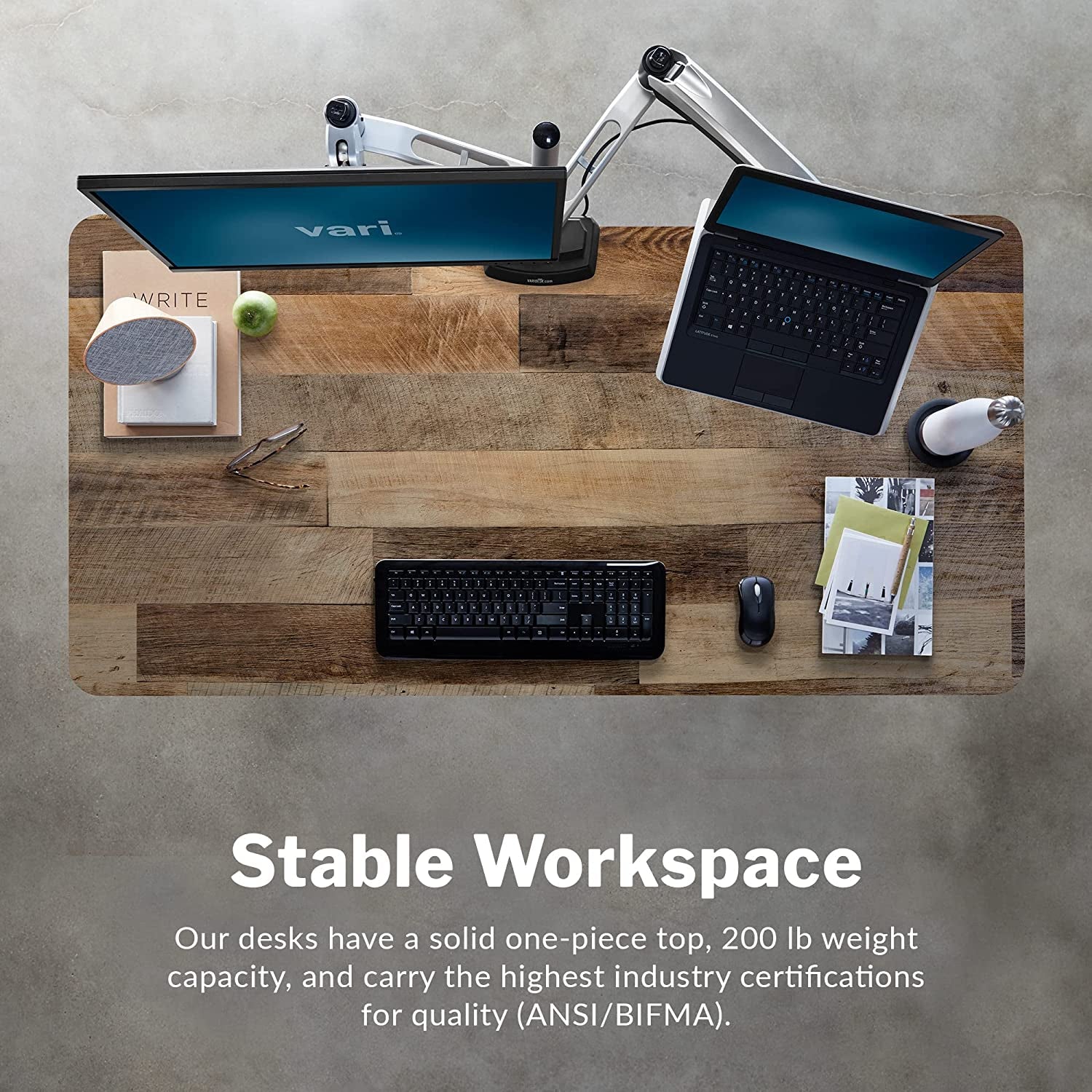 RoyalSavings Electric Standing Desk Classic with dual motor, adjustable height, and spacious work surface for ergonomic comfort.