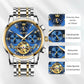 Automatic Mechanical Watches for Men Self Winding Waterproof Stainless Steel Men&