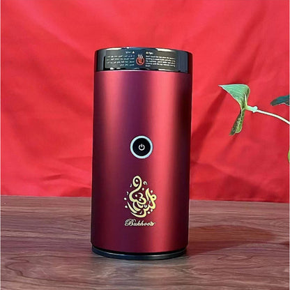 Golden Bluetooth Quran device with portable design, featuring a sleek black body and control buttons for easy navigation.